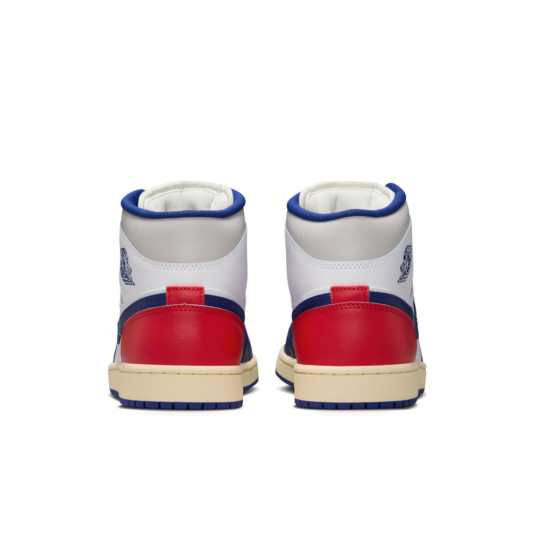 Air Jordan 1 Mid (White/Deep Royal Blue)