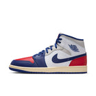 Air Jordan 1 Mid (White/Deep Royal Blue)