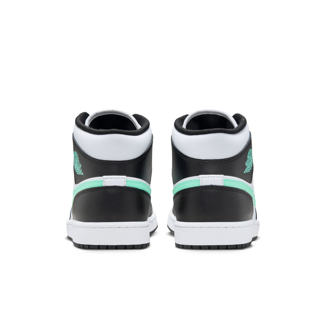 Air Jordan 1 Mid (White/Green Glow/Black)