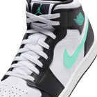 Air Jordan 1 Mid (White/Green Glow/Black)