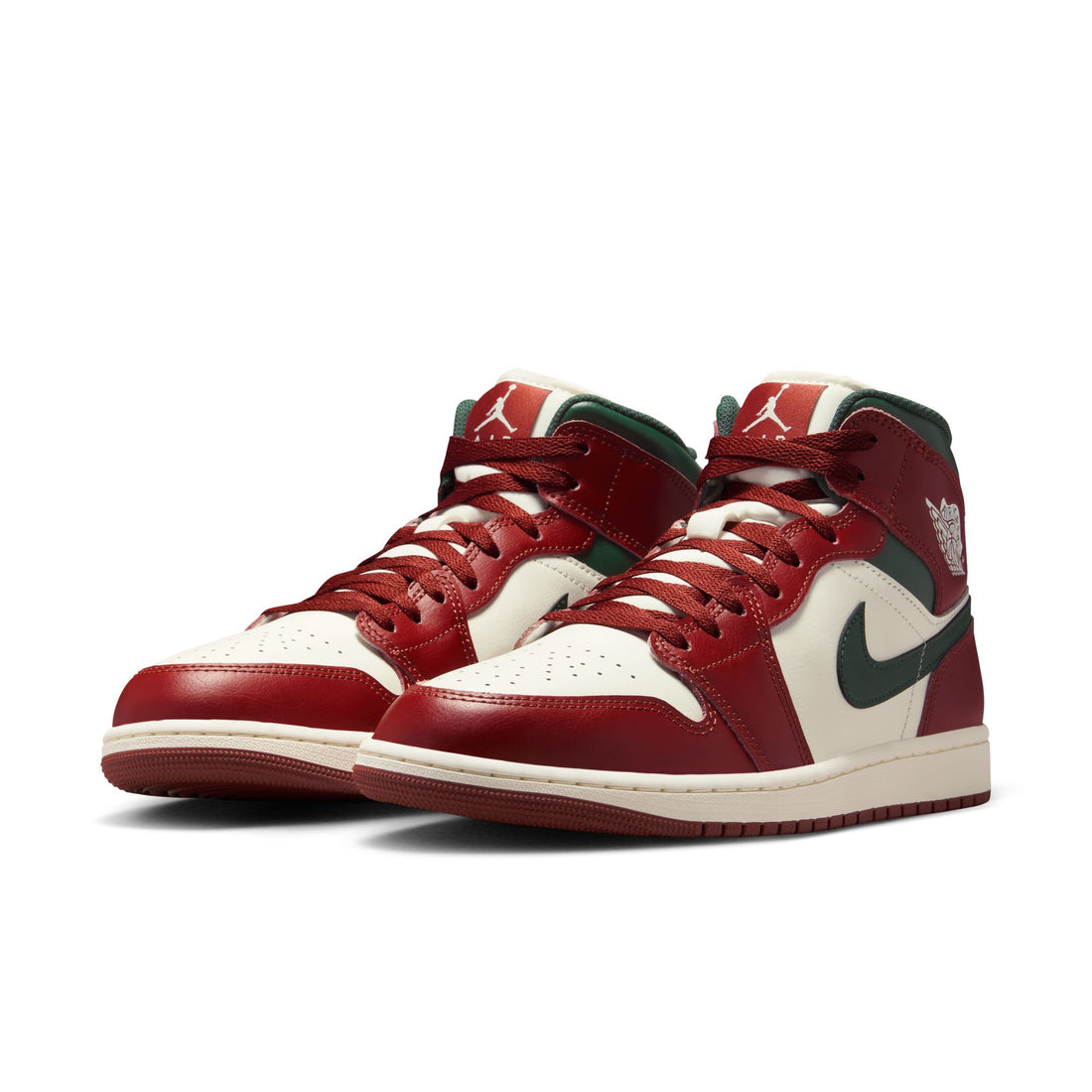 Air Jordan 1 Mid (Sail/Midnight Green)