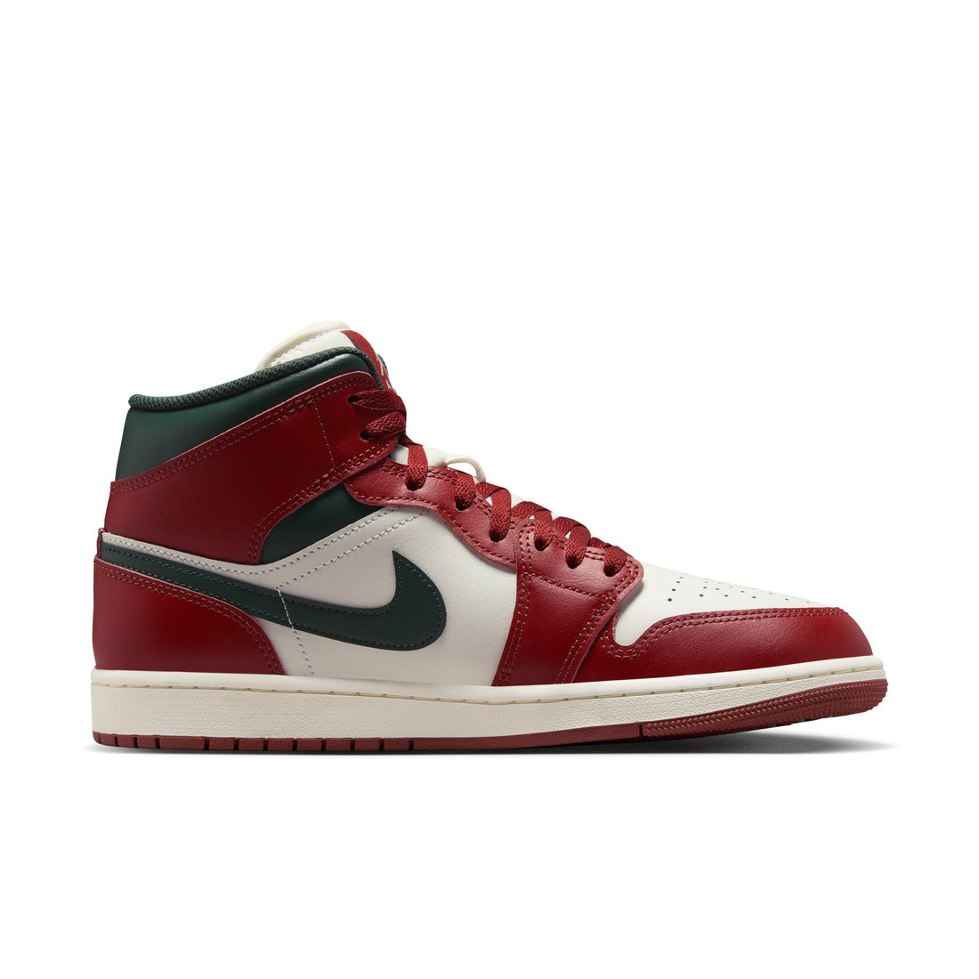 Air Jordan 1 Mid (Sail/Midnight Green)