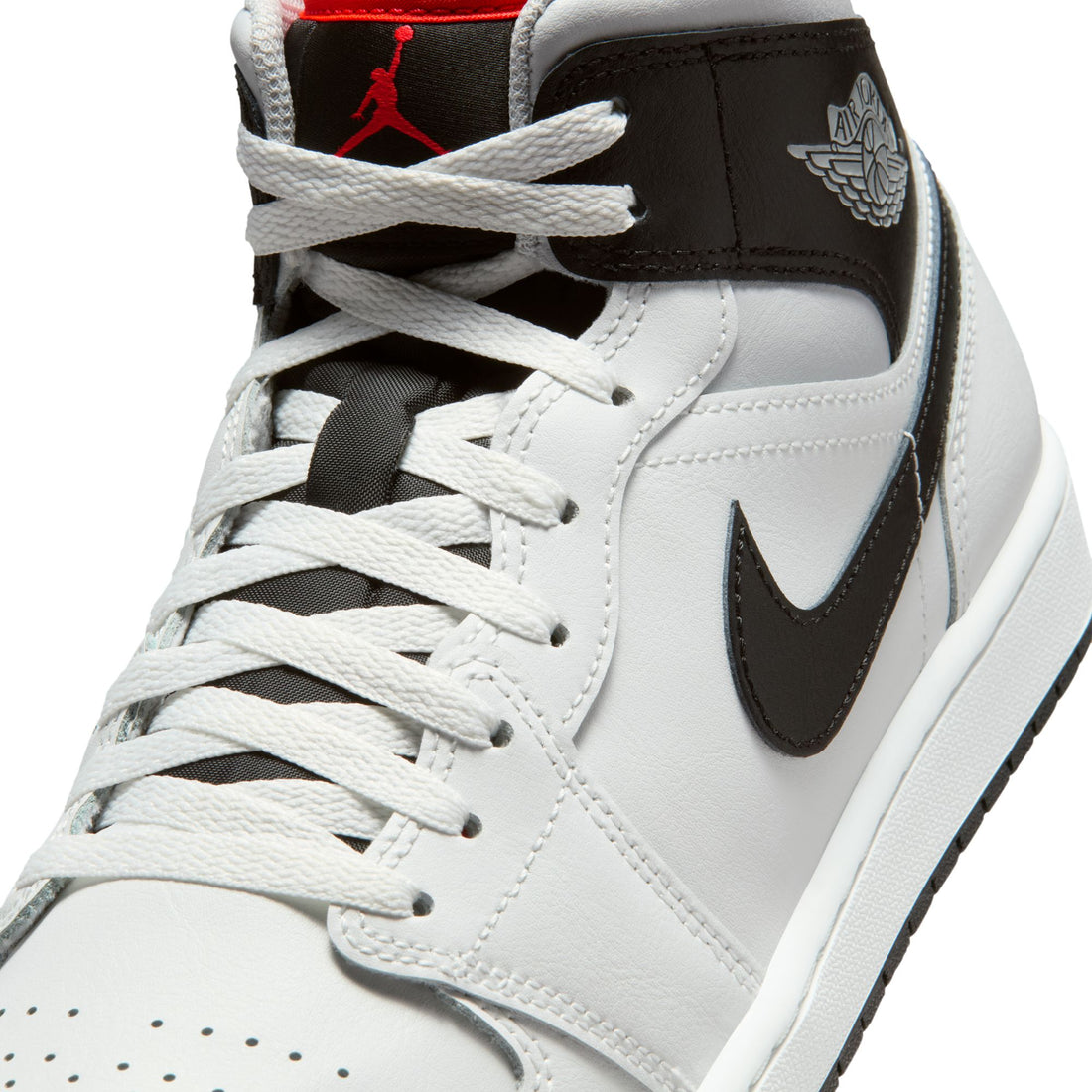 Air Jordan 1 Mid (Summit White/Black)