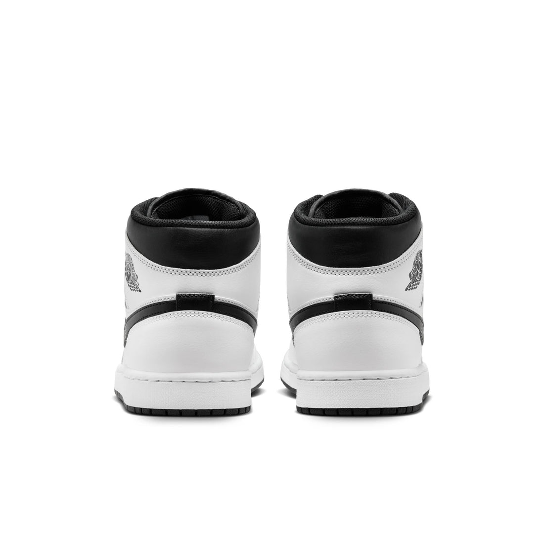 Air Jordan 1 Mid (White/Black/White/Black)