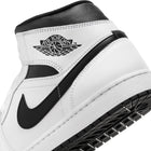 Air Jordan 1 Mid (White/Black/White/Black)