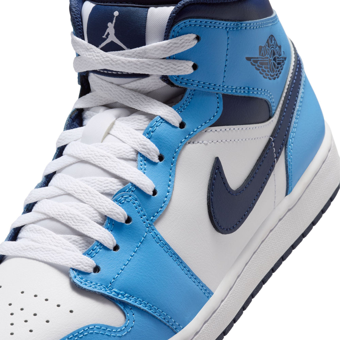 Air Jordan 1 Mid (University Blue/Midnight Navy)