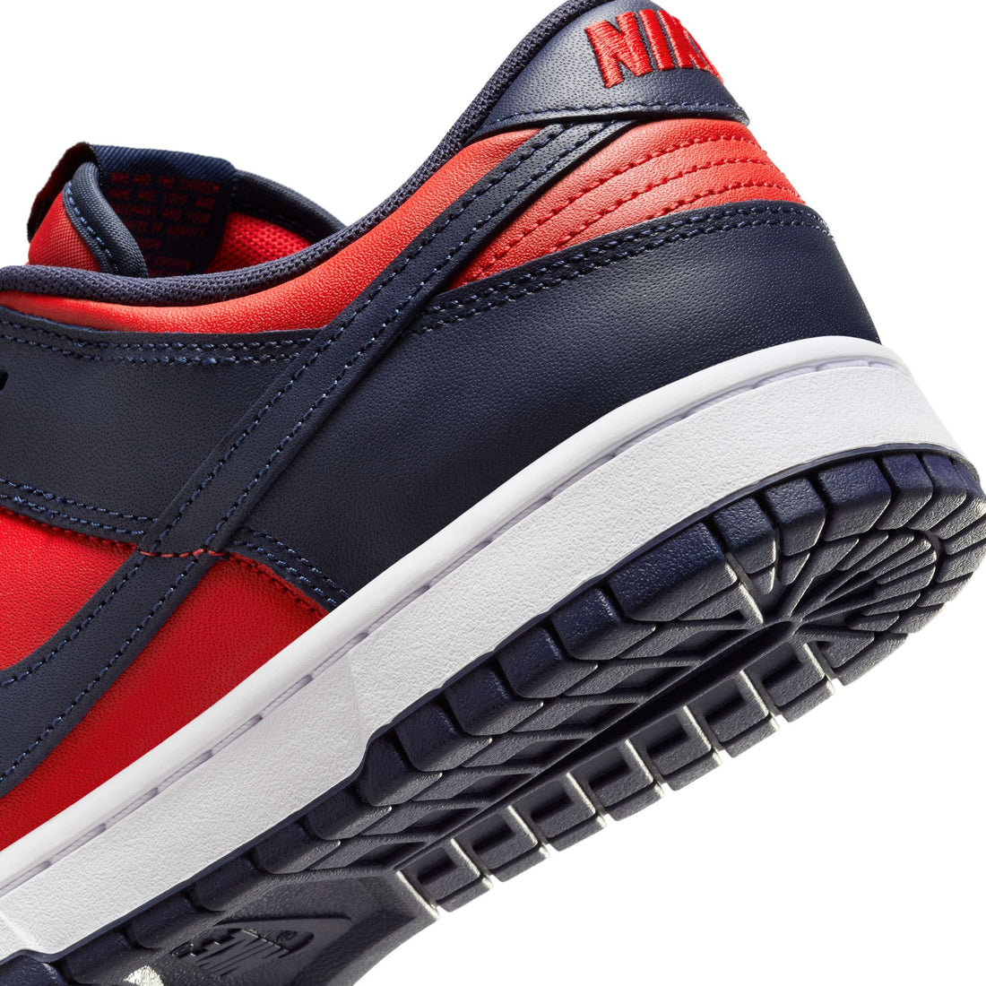 Nike Dunk Low Retro (University Red/Obsidian/White)