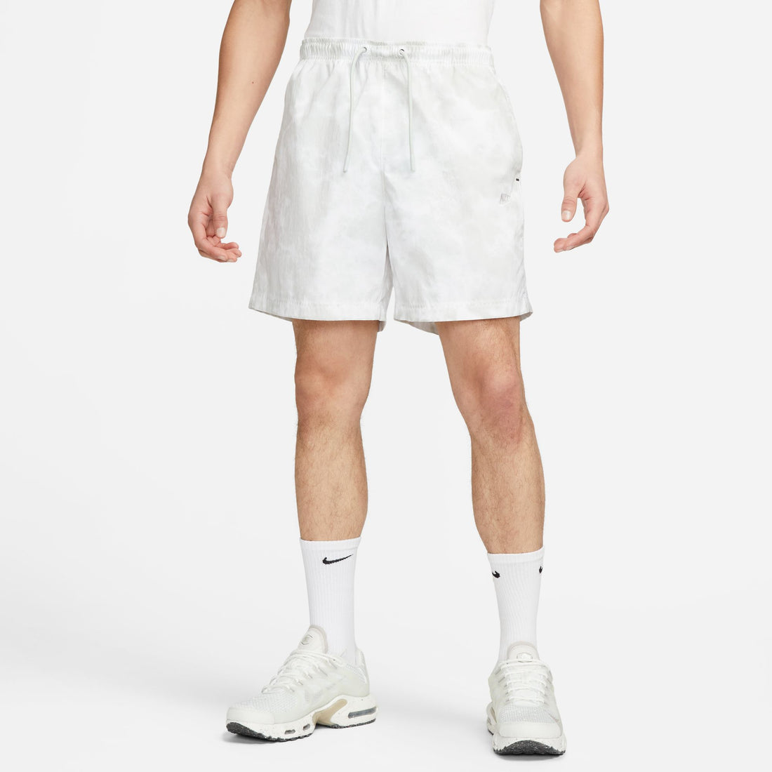 Nike Sportswear Tech Pack Woven Shorts (Light Silver/White)