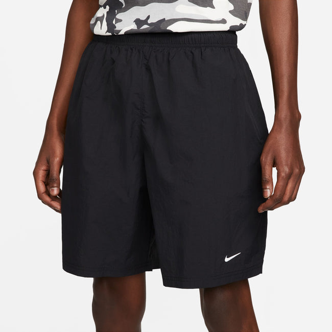 Nike Solo Swoosh Woven Shorts (Black/ White)