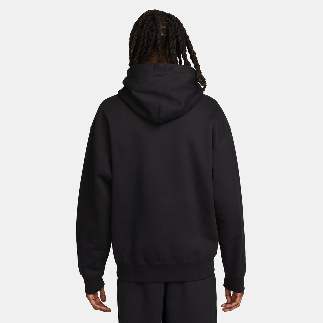 Nike Solo Swoosh Fleece Pullover Hoodie (Black)