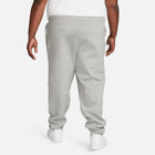 Nike Solo Swoosh Fleece Pants (Dark Grey/Heather White)