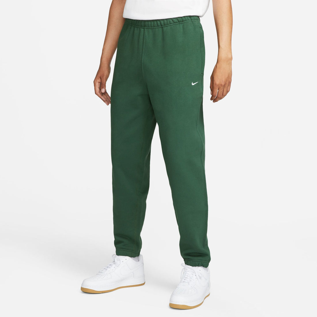Nike Solo Swoosh Fleece Pants (Green)