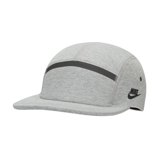 Nike Fly Unstructured Tech Fleece Hat (DK Grey Heather/Black)