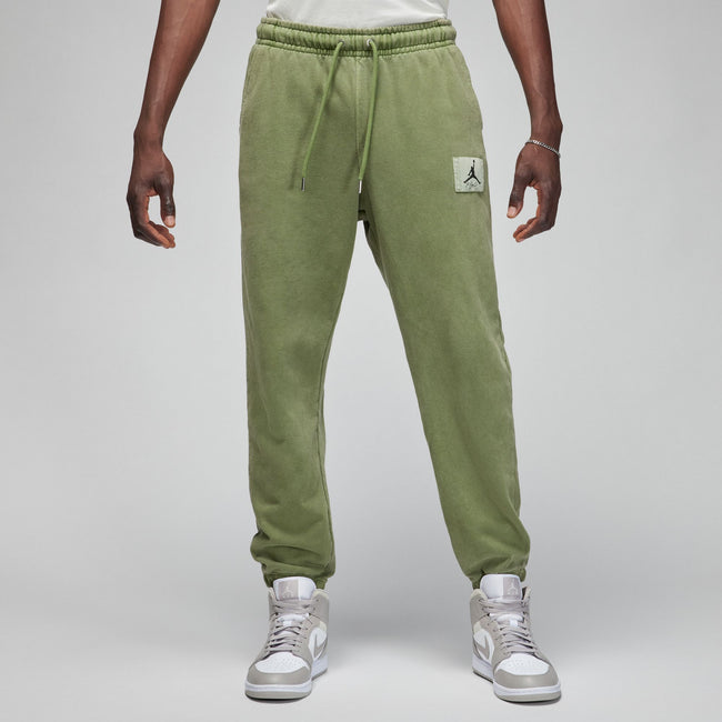 Air Jordan Essentials Fleece Washed Pants (Sky J LT Olive)