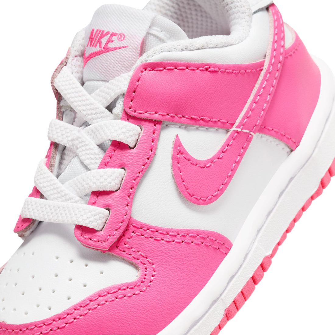 Nike Dunk Low TDE (White/Laser Fuchsia)