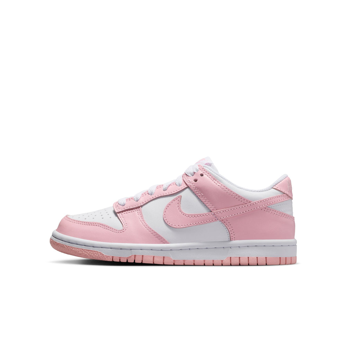 Nike Dunk Low GS (White/Medium Soft Pink/White)