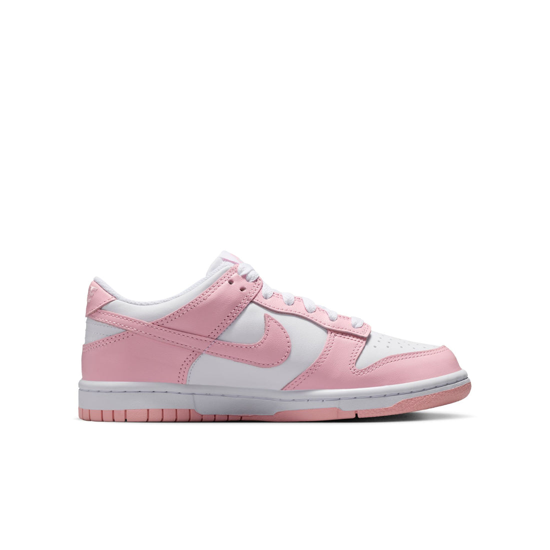 Nike Dunk Low GS (White/Medium Soft Pink/White)