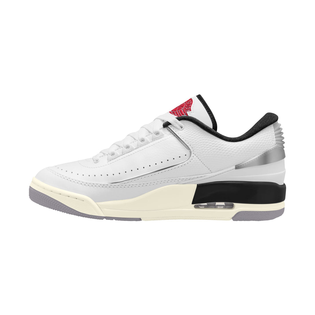 Air Jordan 2/3 (White/Fire Red/Cement Grey)