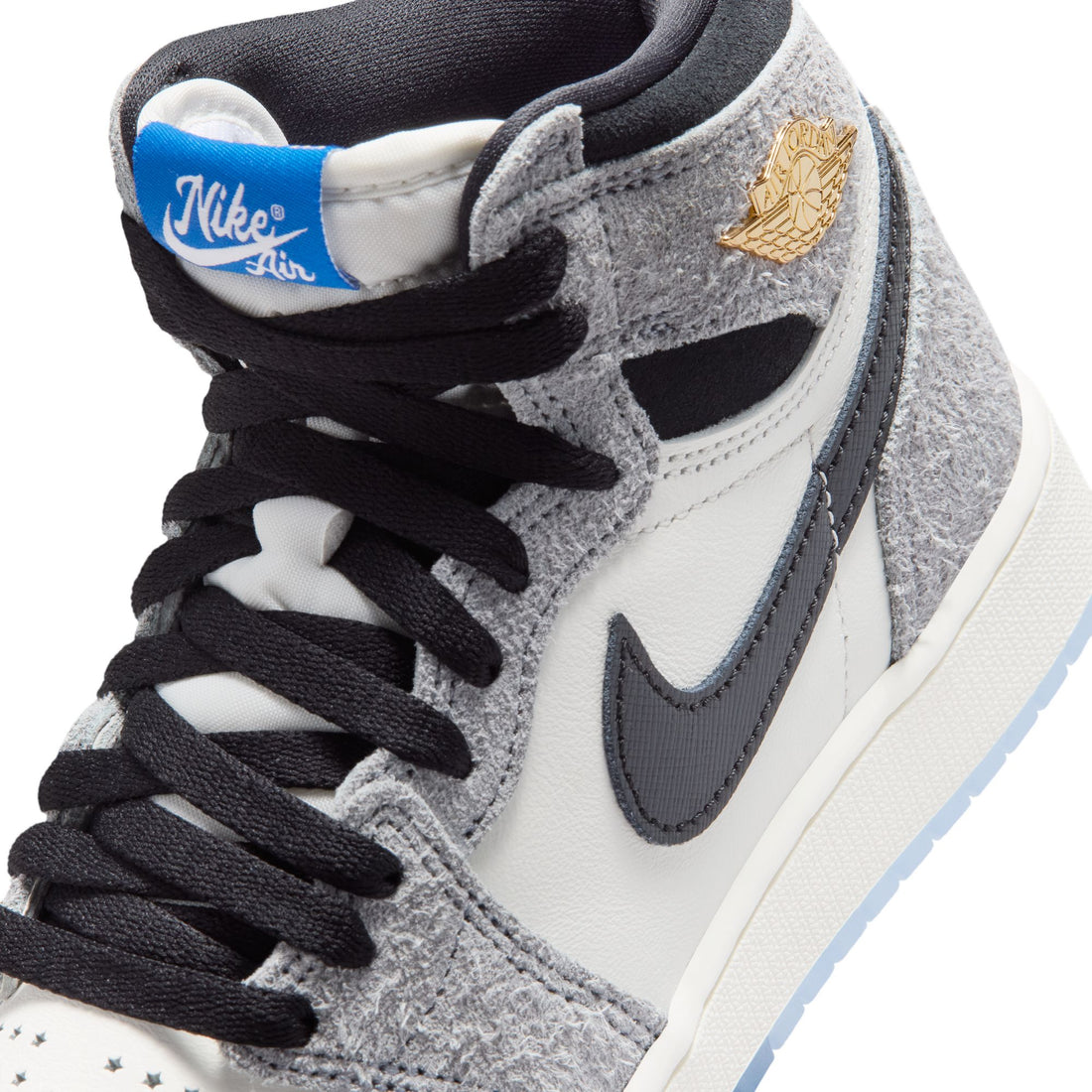 Air Jordan 1 Retro High OG GS (Cool Grey/Black/Game Royal)