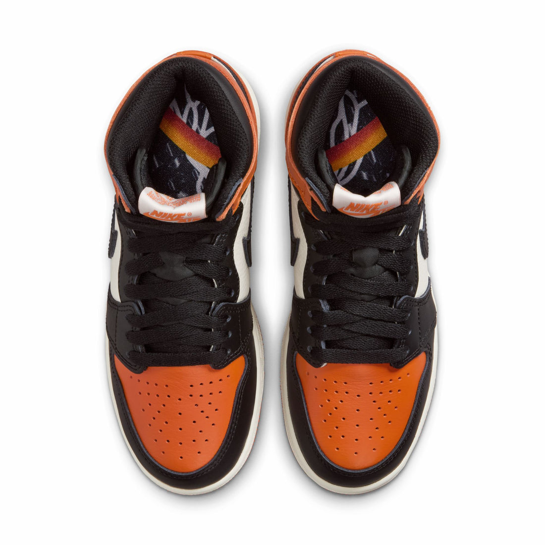 Air Jordan 1 Retro Hi OG GS (Black/Blak/Sail/Starfish)