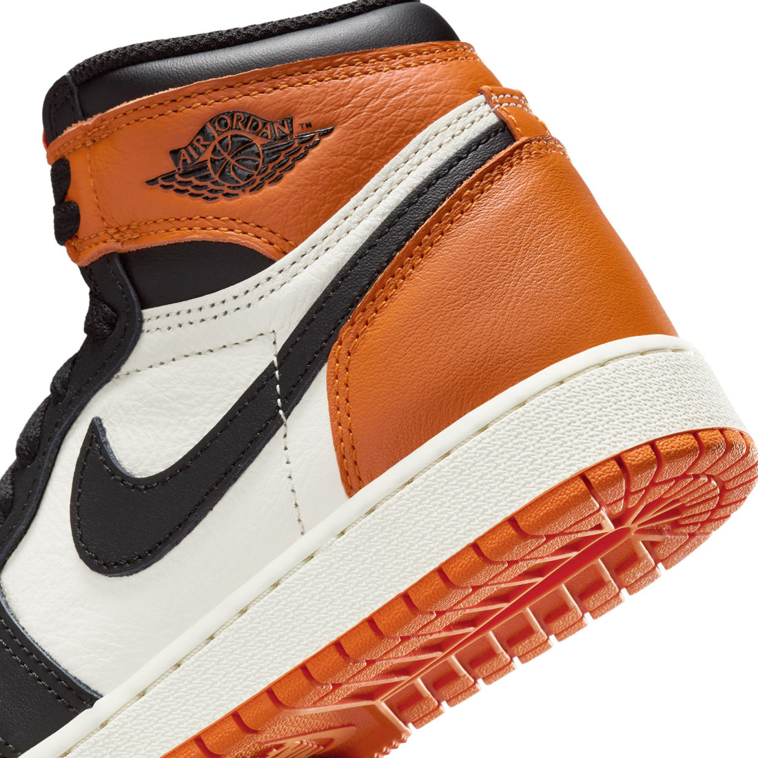 Air Jordan 1 Retro Hi OG GS (Black/Blak/Sail/Starfish)