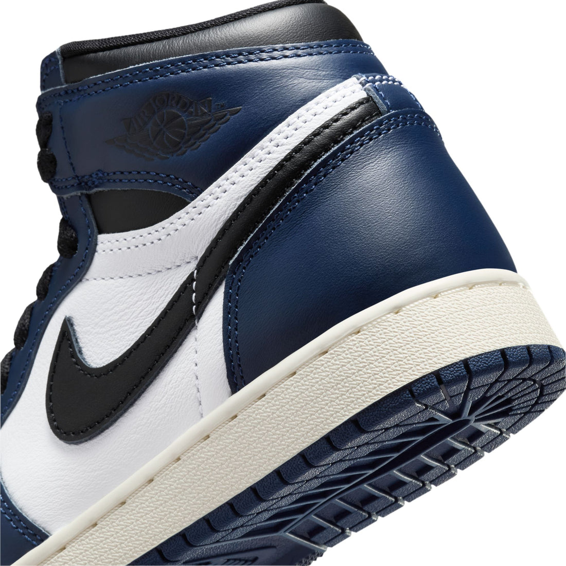 Air Jordan 1 Retro High OG GS (Midnight Navy/Black/White/Sail)