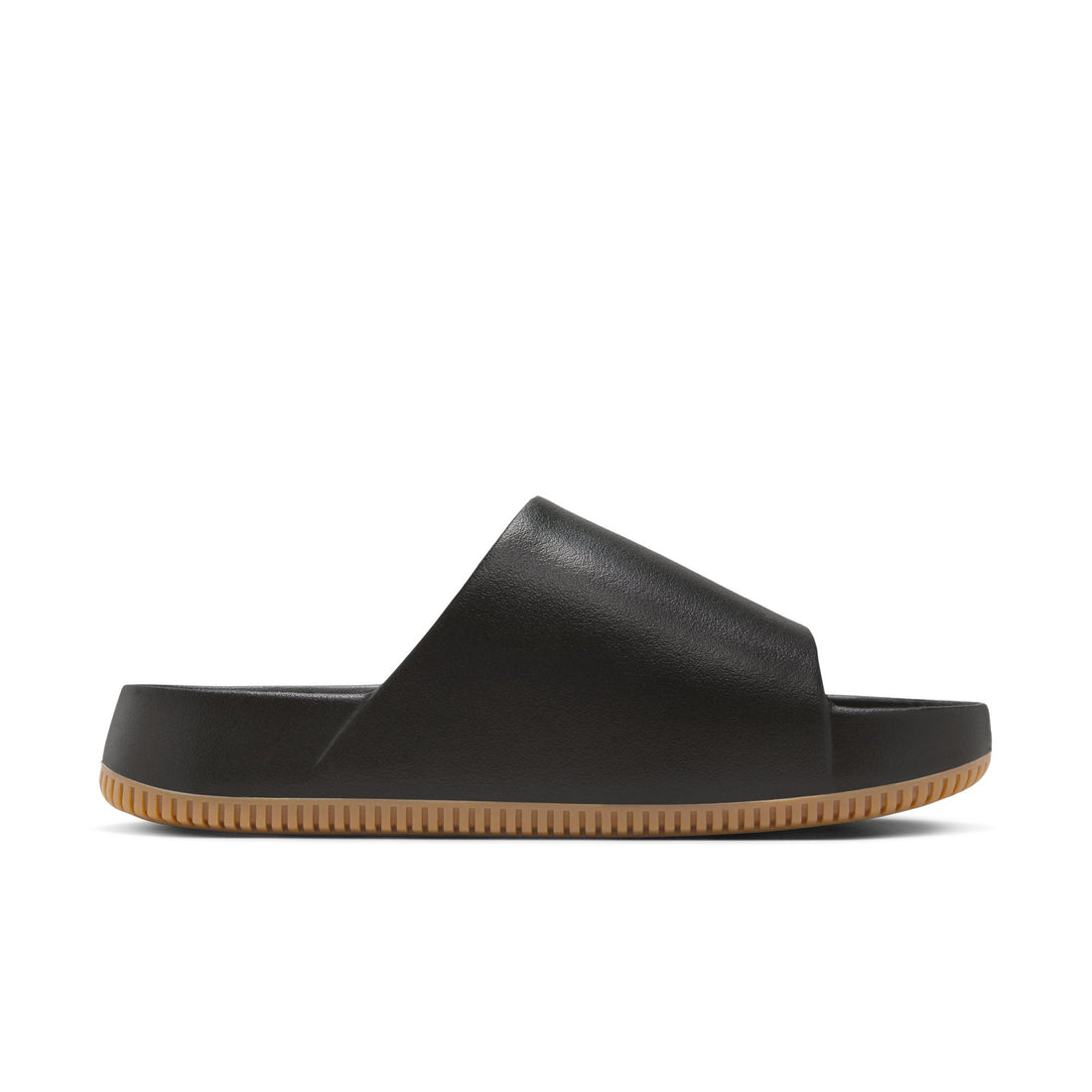 Nike Calm Slide (Black/Black/Gum Medium Brown)