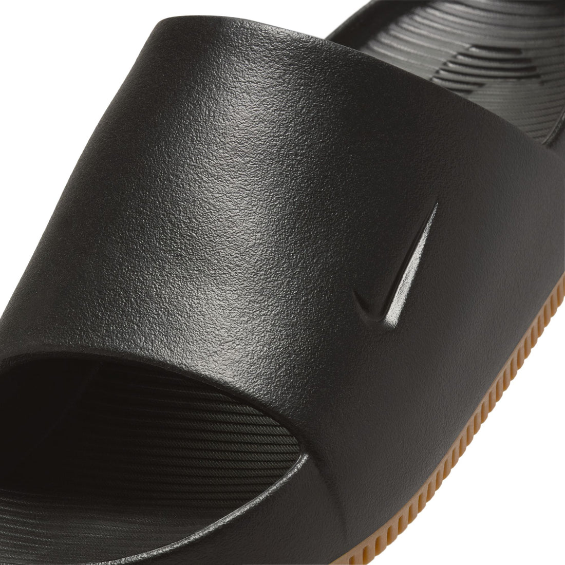 Nike Calm Slide (Black/Black/Gum Medium Brown)