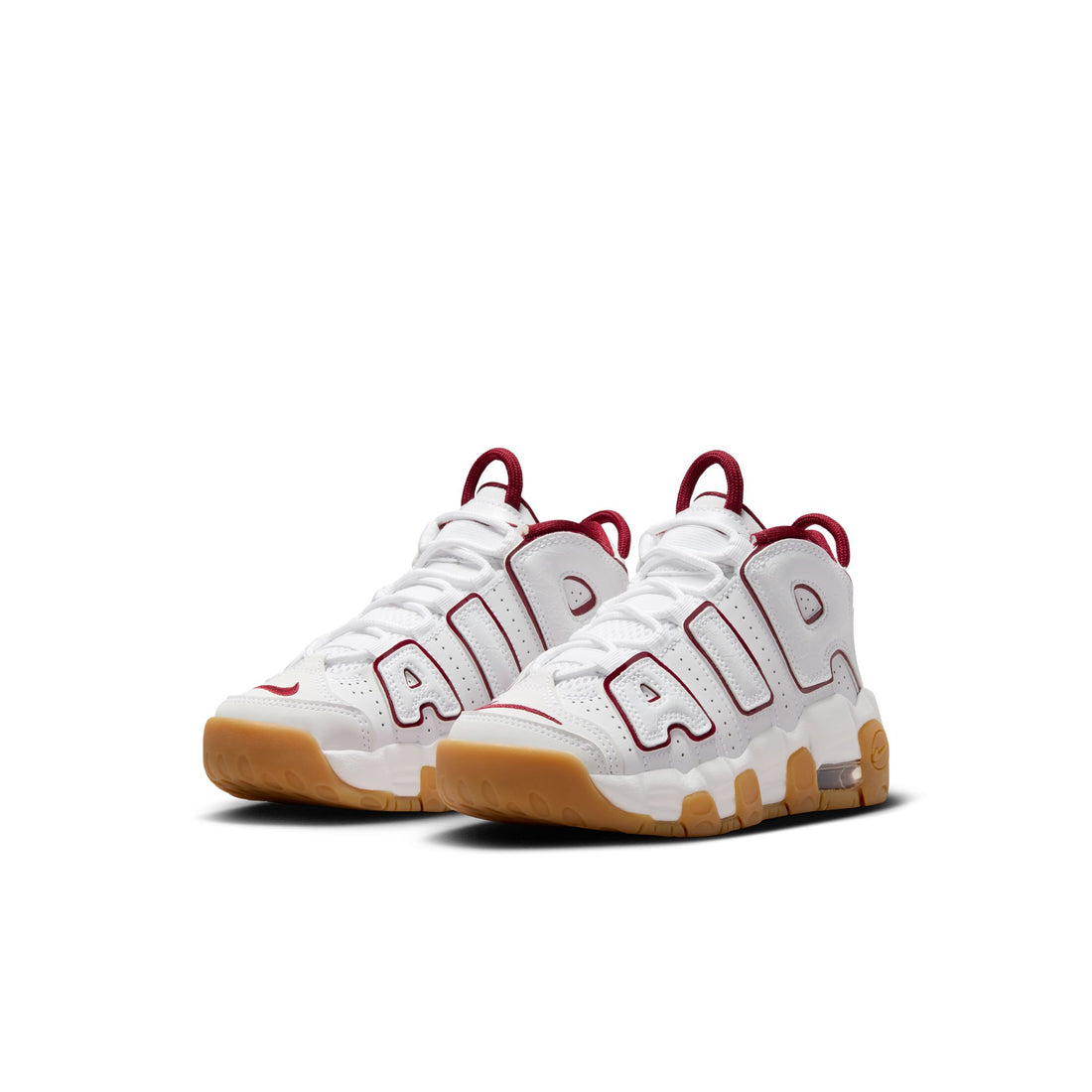 Nike Air More Uptempo PS (White/Team Red/Gum Light Brown)