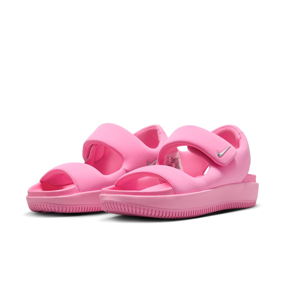 WMNS Nike Calm Sandal (Hyper Pink/Metallic Silver)