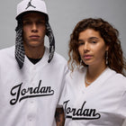 Air Jordan Flight MVP Baseball Jersey (White/Black)