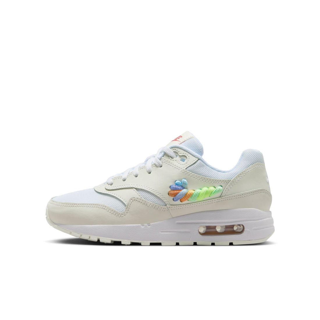 Nike Air Max 1 SE GS (White/Multi-Color/Dark Pony)