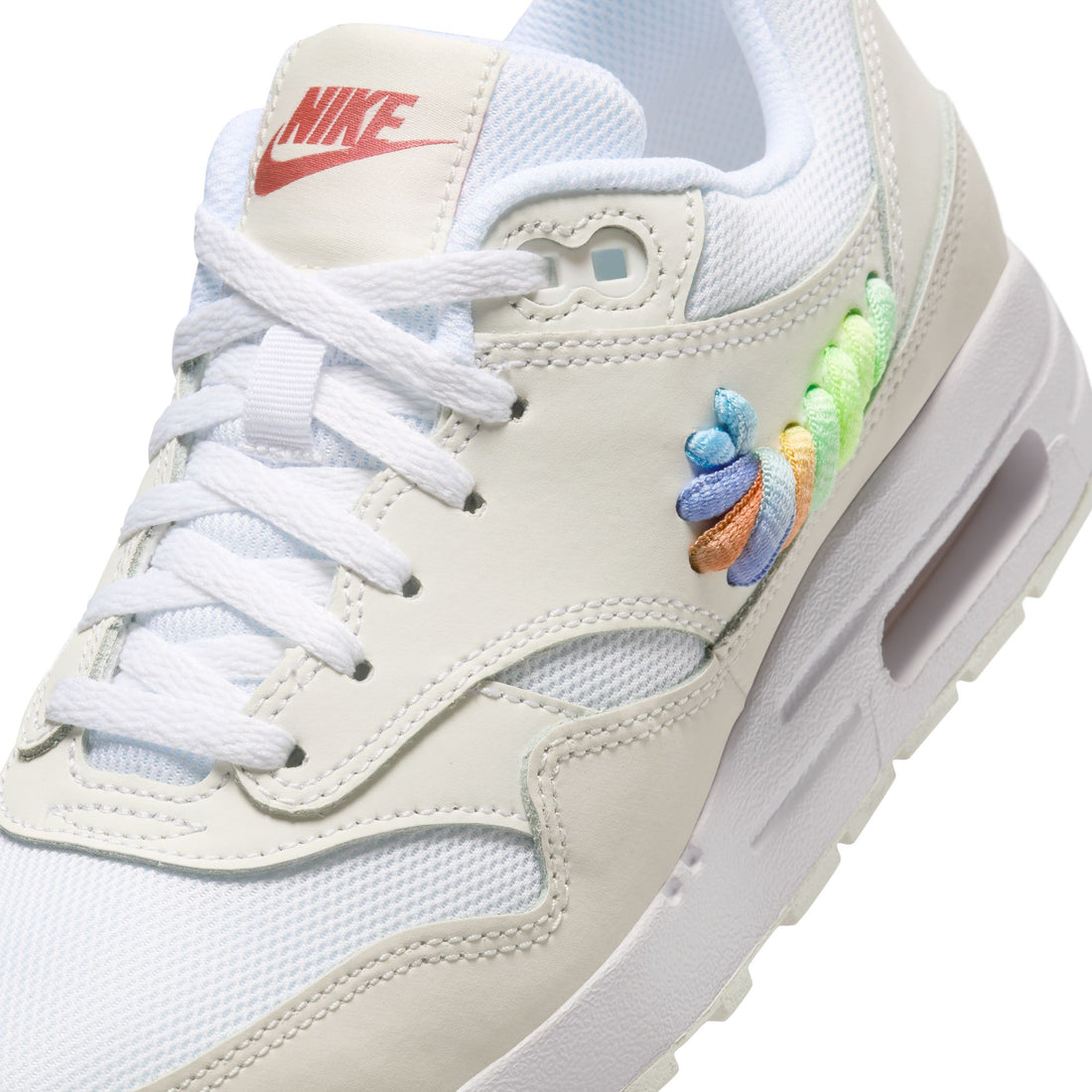 Nike Air Max 1 SE GS (White/Multi-Color/Dark Pony)