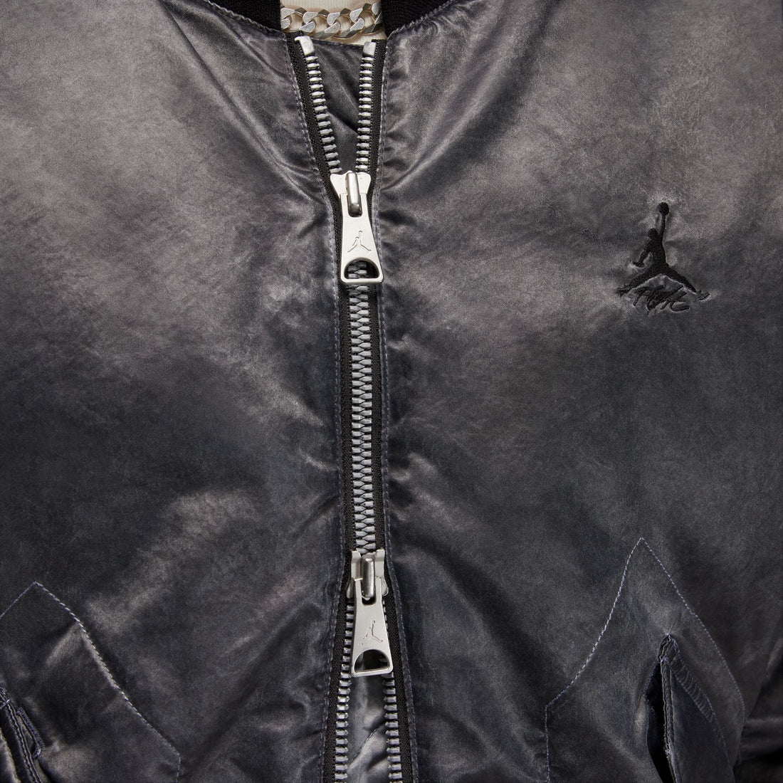 Air Jordan Essentials Washed Renegade Jacket (Black)