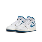 Air Jordan 1 Mid SE GS (White/Industrial Blue/Sail)