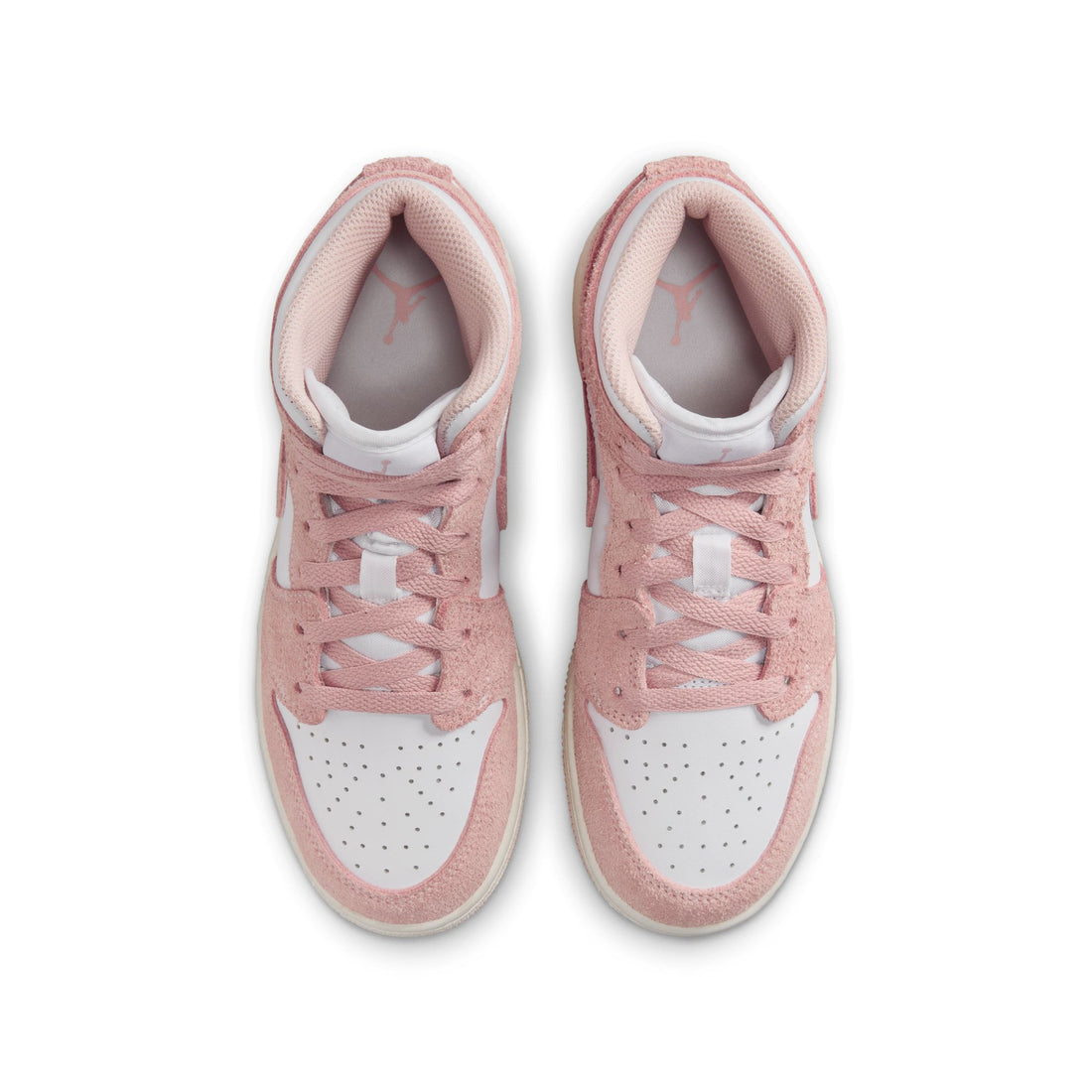 Air Jordan 1 Mid GS (White/Legend Pink/Sail)