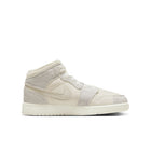 Air Jordan 1 Mid SE Craft GS (Pale Ivory/Sail)