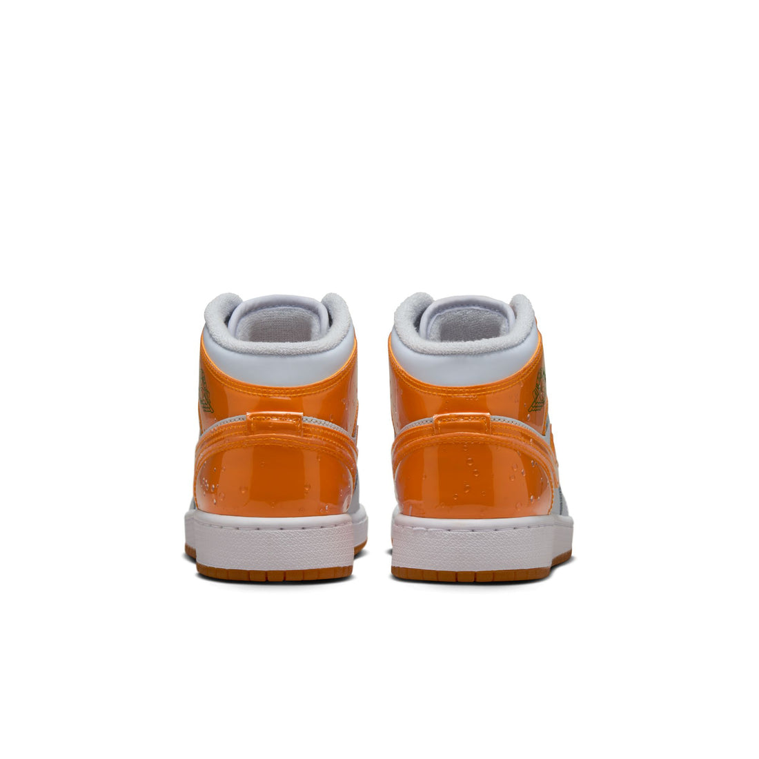 Air Jordan 1 Mid SE GS (Football Grey/Orange Feel)