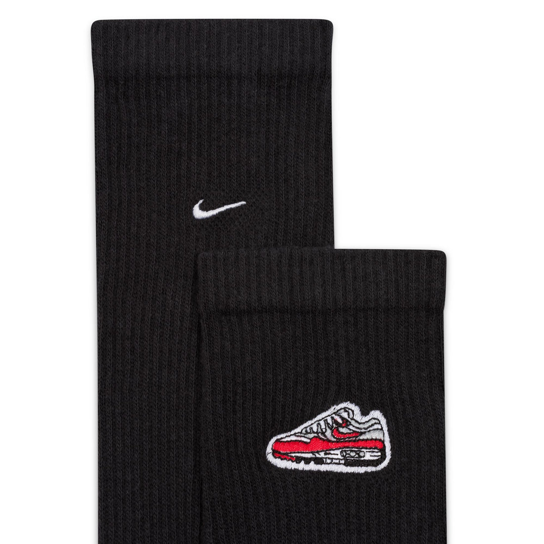 Nike Everyday Plus Cushioned Crew Socks 1 Pair (Black/White)