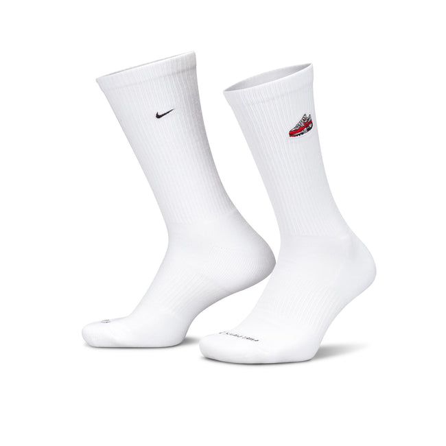 Nike Everyday Plus Cushioned Crew Socks 1 Pair (White/Black)