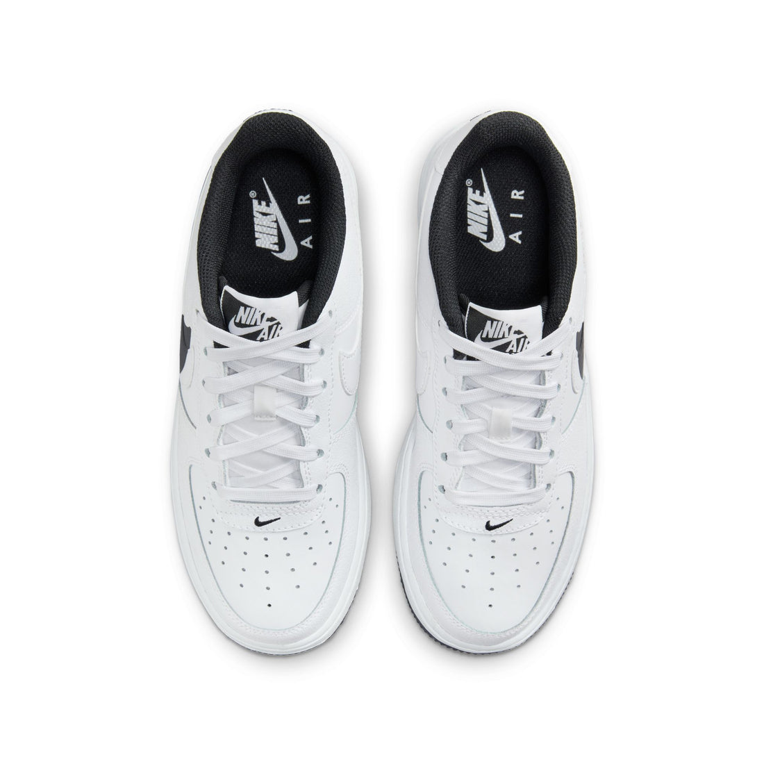 Nike Air Force 1 LV8 4 (GS) (White/White/Black)
