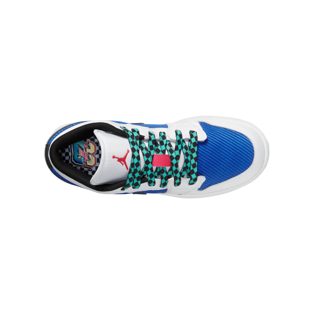 Air Jordan 1 Low SE GS (White/Black/Hyper Royal)