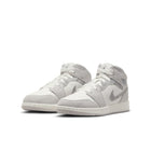 Air Jordan 1 Mid SE GS (Neutral Grey/Smoke Grey/Sail)