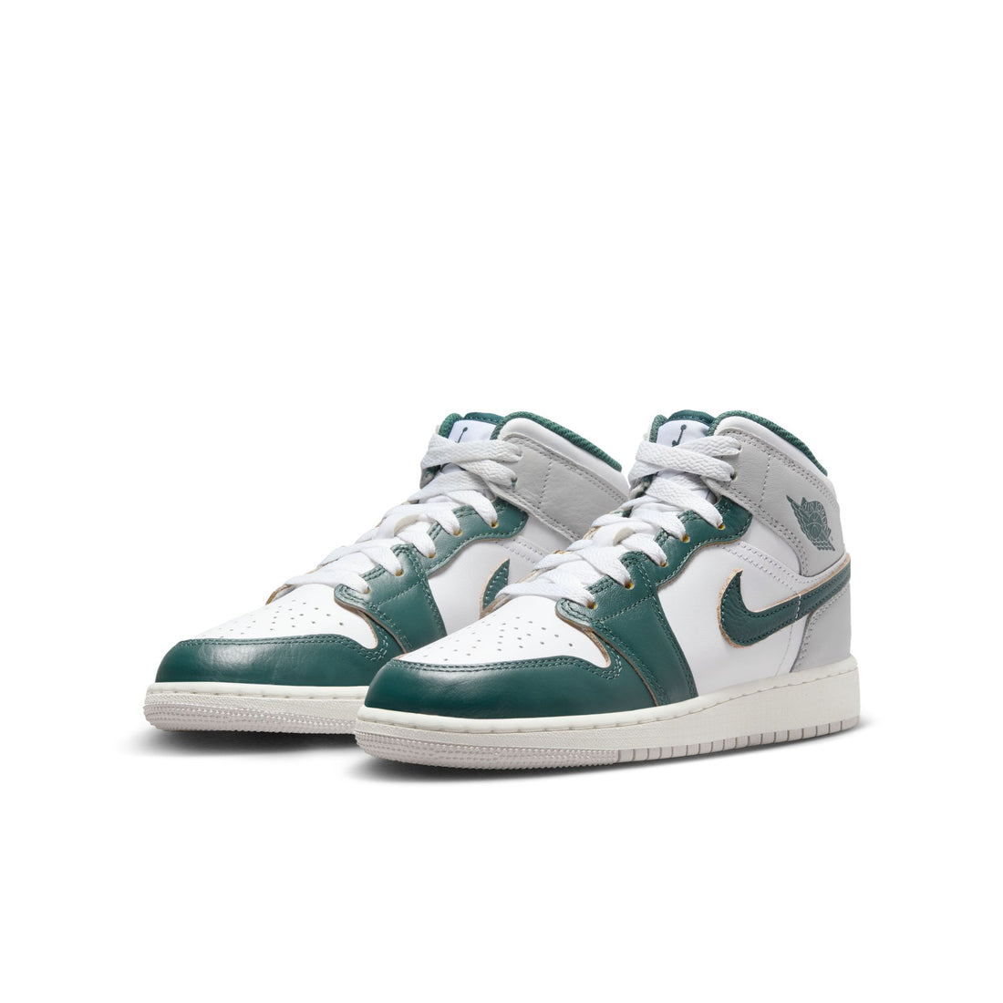 Air Jordan 1 Miid SE GS (White/Oxidized Green/Sail)