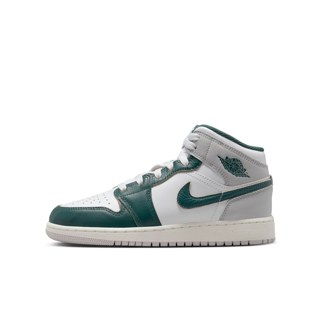 Air Jordan 1 Miid SE GS (White/Oxidized Green/Sail)