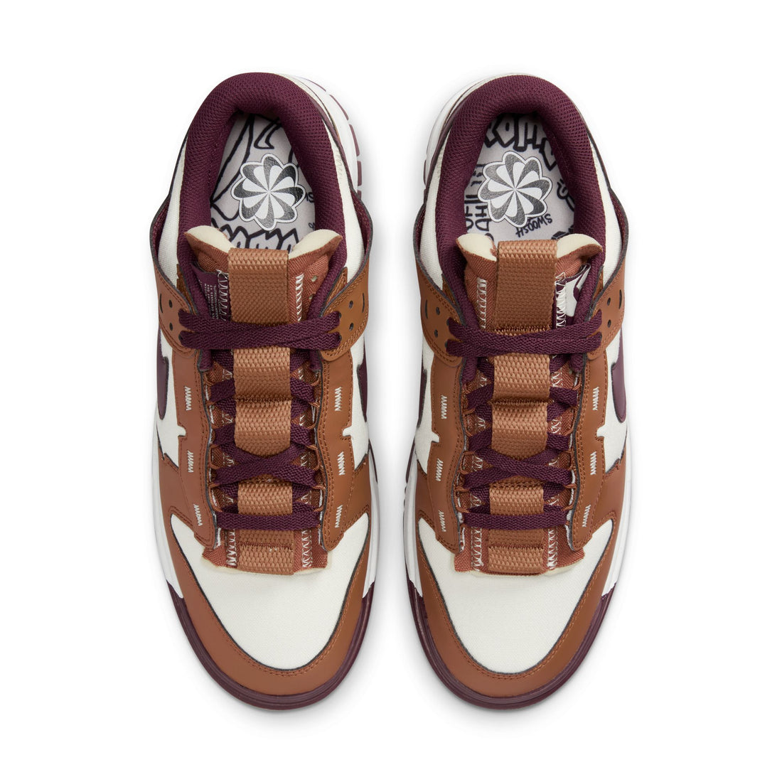 Nike Dunk Low Jumbo (LT British Tan/Burgundy Crush)