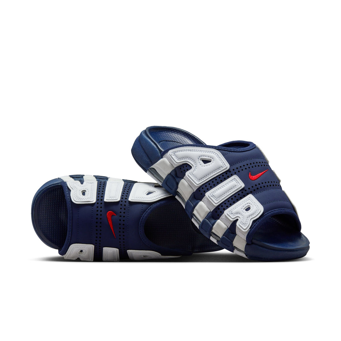 Nike Air More Uptempo Slide NA (Midnight Navy/University Red)