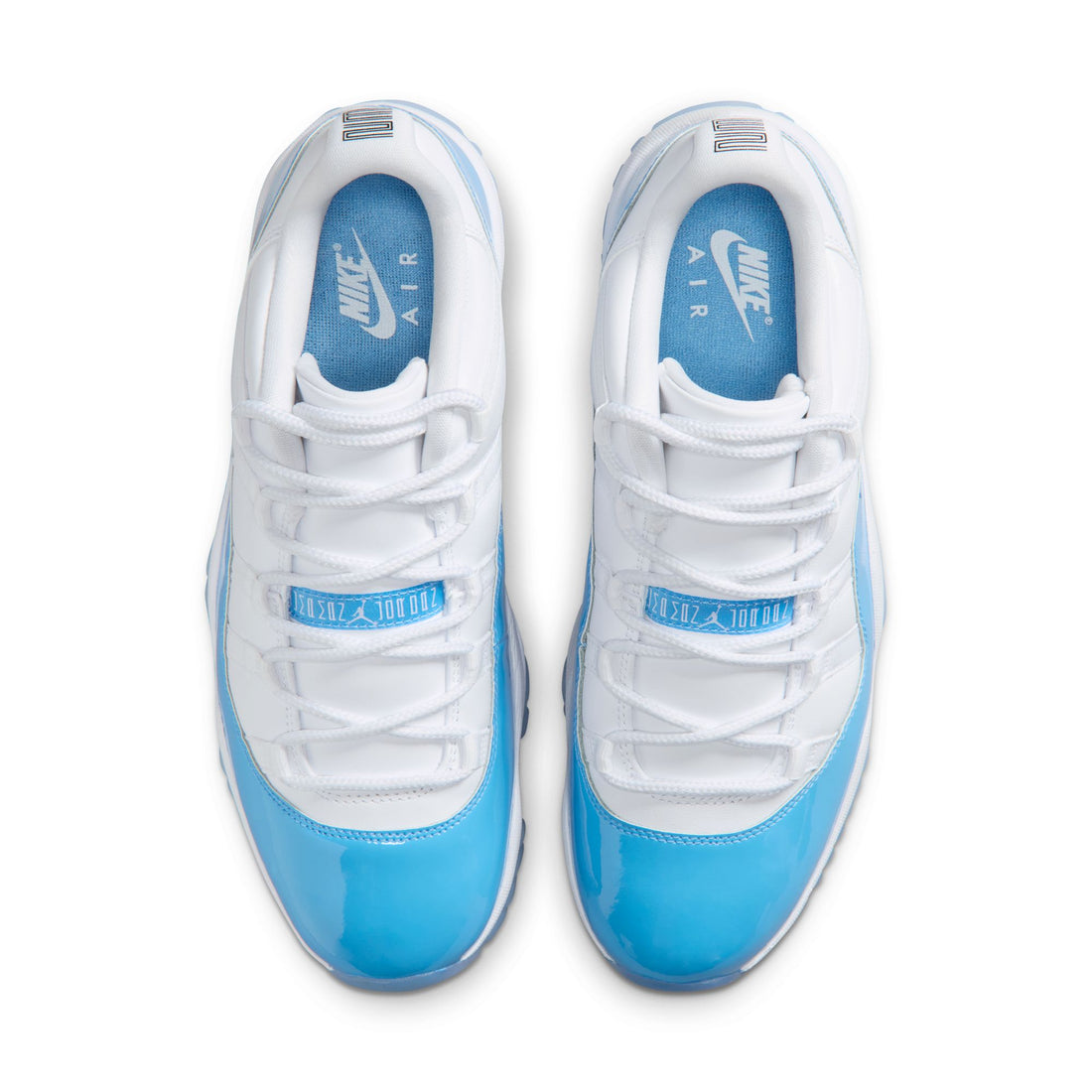 Air Jordan 11 Retro Low "WHITE/UNIVERSITY BLUE-BLACK"