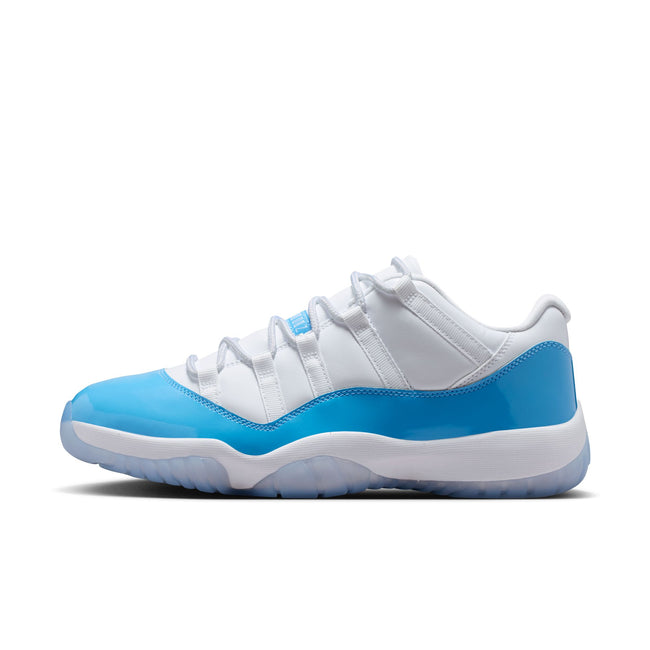 Air Jordan 11 Retro Low "WHITE/UNIVERSITY BLUE-BLACK"