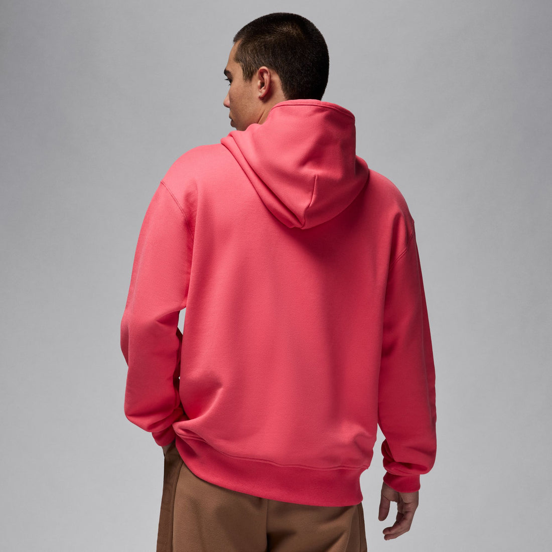 Air Jordan Wordmark Men's Tokyo Fleece Pullover Hoodie (Aster Pink)